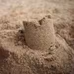 sand, sand castle, vanitas, castle in the air, transience, sandpit, tower, castle, unstable, sand castle, unstable, unstable, unstable, unstable, unstable